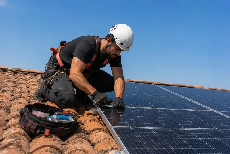 Maintenance et monitoring de panneaux solaires à Publier