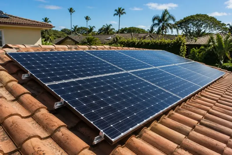 Installation de panneaux solaires à Publier